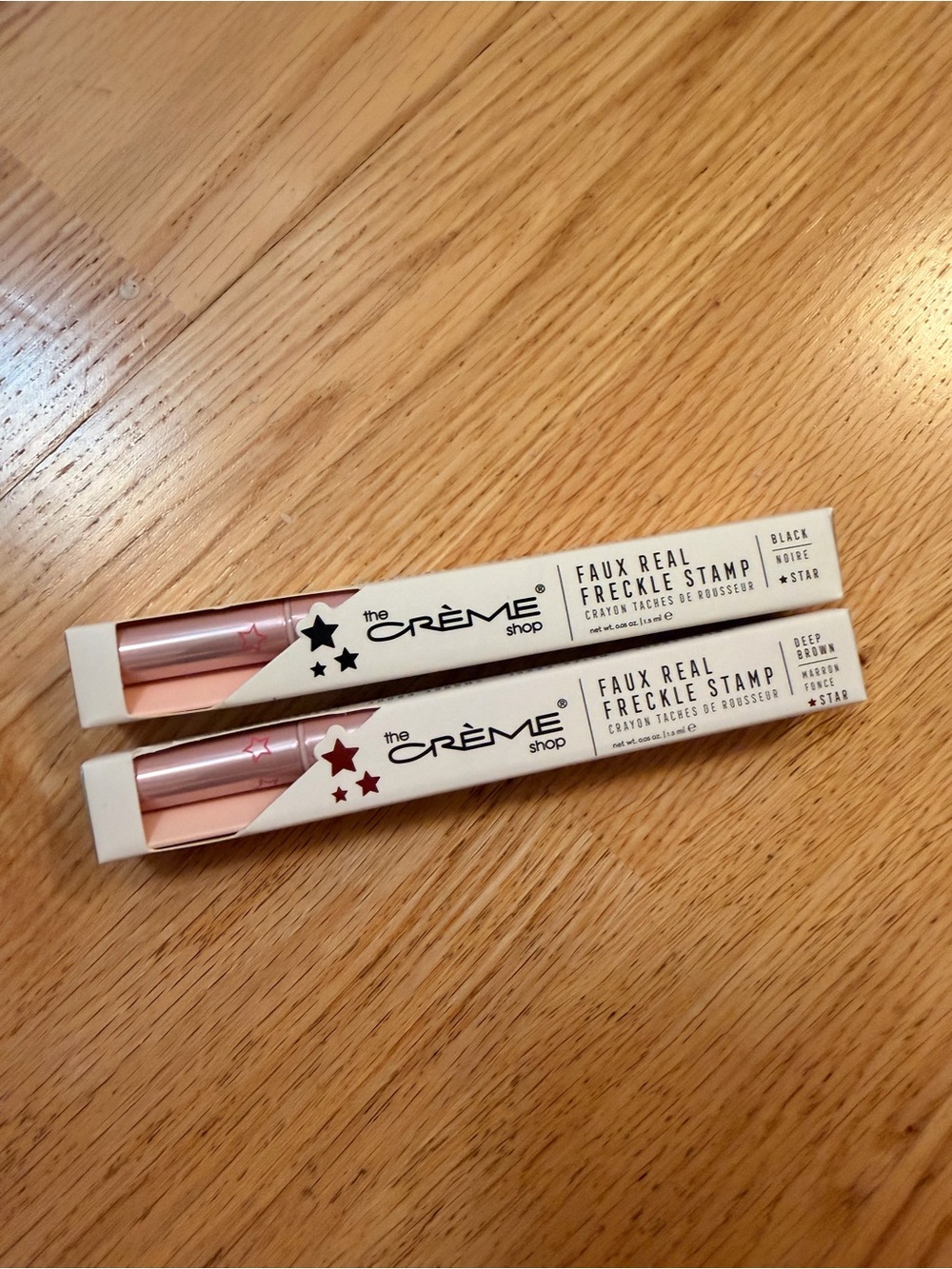 The Creme Shop Faux Freckle Stamp Duo - Black & Deep Brown, BNIB